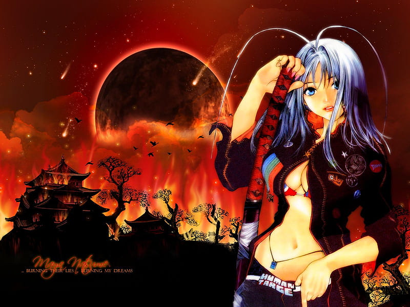 Maya Natsume, Tenjou Tenge  Character art, Manga art, Concept art  characters