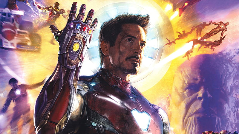 Iron Man Tony Stark Avengers Endgame, HD wallpaper