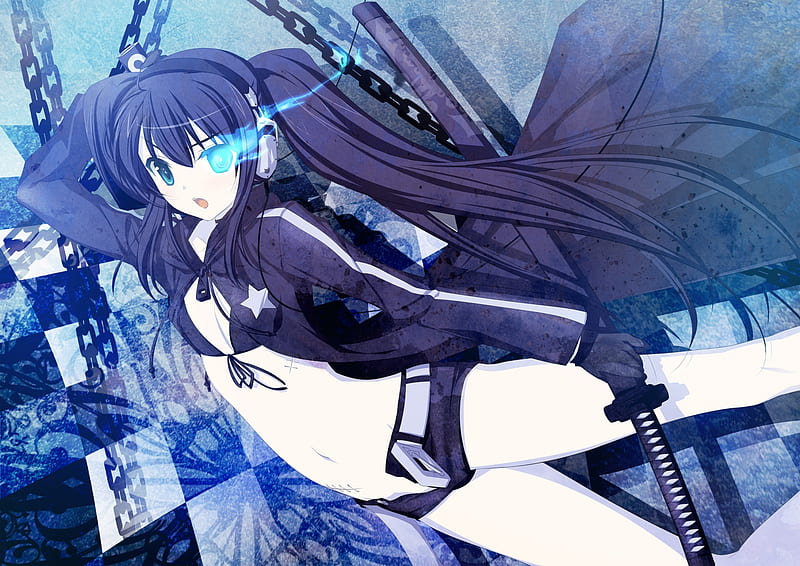 1. "Anime girl blue hair chokehold" by Kuroi Mato - wide 1