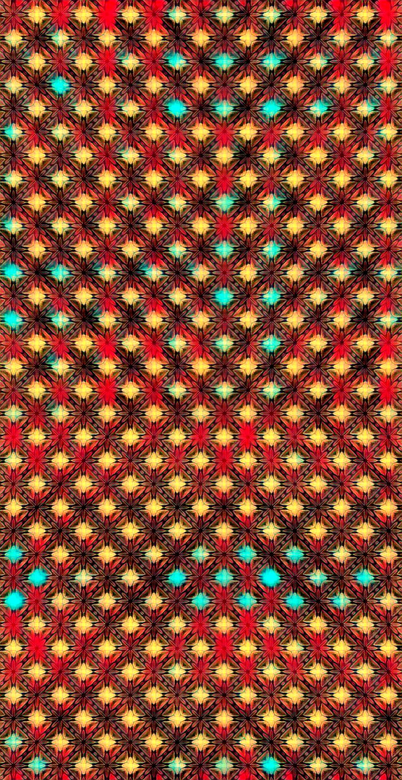 Interlocking (13), Imaginesium, abstract, diamond, hot, lights, mindmelt, neural, pattern, red, triangle, warm, yellow, HD phone wallpaper