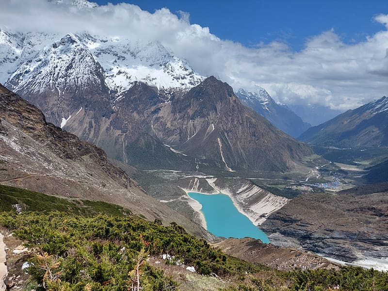 annapurna massif himalayas nepal 4k wallpaper by Kavin Dunnoff on Dribbble