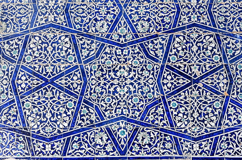 Mosaic Tiles, decorative, islam, Uzbekistan, texture, mosaic, islamic, textures, HD wallpaper