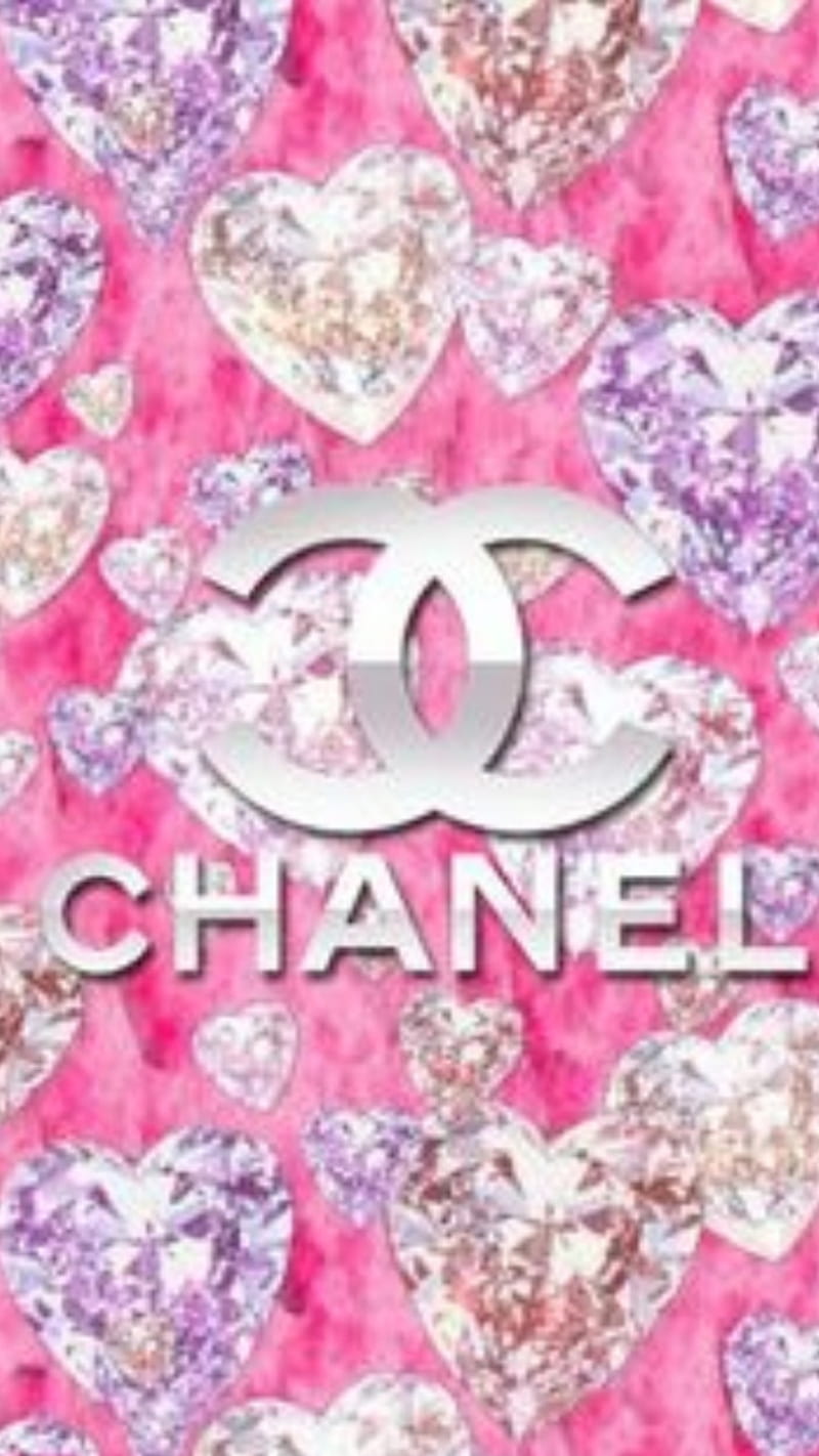 Chanel Logo, 3d, brands, chanel, designers, halloween party, hearts, iphone  11, HD phone wallpaper