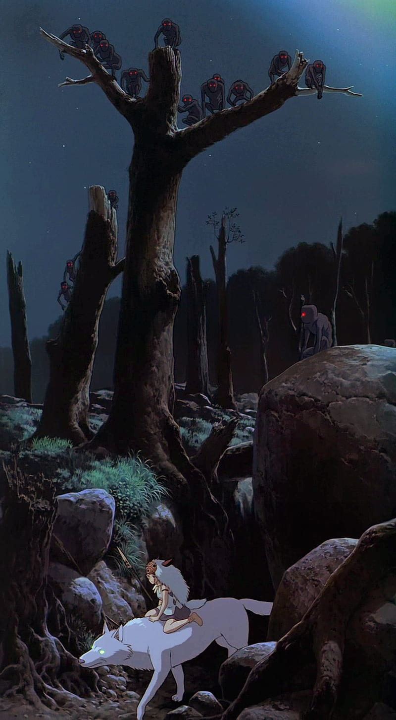 Studio Ghibli, forest, plants, water, HD phone wallpaper | Peakpx