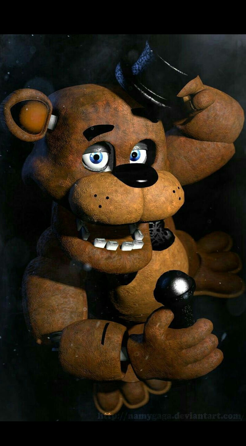 freddy fazbear from fnaf in tokyo ghoul anime, 4 k