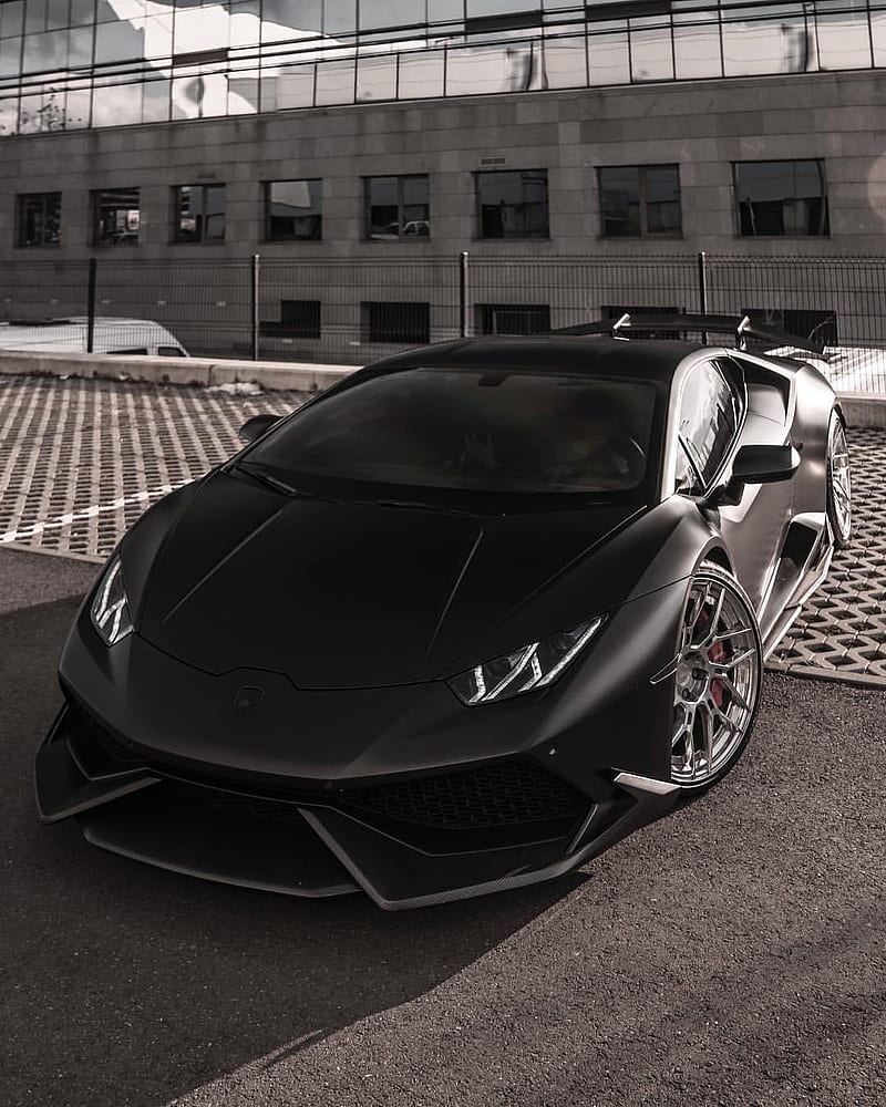 Lamborghini Black, lambo, blavk, zed, wow, car, HD mobile wallpaper ...