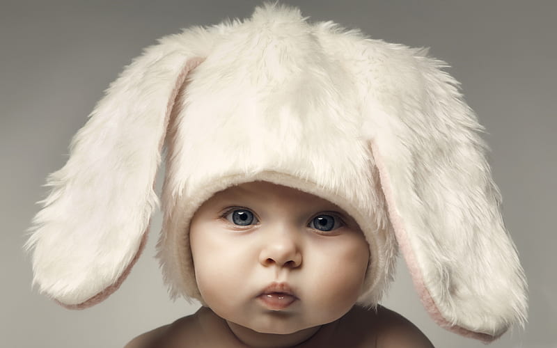 Cute Baby Little Angel Bonito Adorable Baby Cute Graphy People Bunny Hd Wallpaper Peakpx