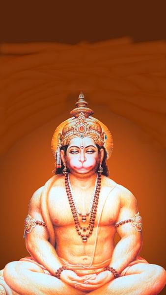 Maruti, bajrangbali, god, hanuman, medatation, power, HD phone wallpaper |  Peakpx