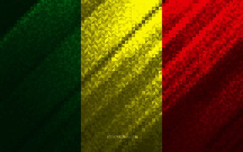 Download wallpapers Flag of Mali 4k stone background grunge flag  Africa Mali flag grunge art national symbols Mali stone texture for  desktop with resolution 3840x2400 High Quality HD pictures wallpapers