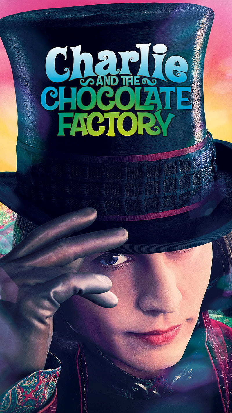 Charlie, 2005, and the, chocolate factory, movie, poster, HD phone wallpaper