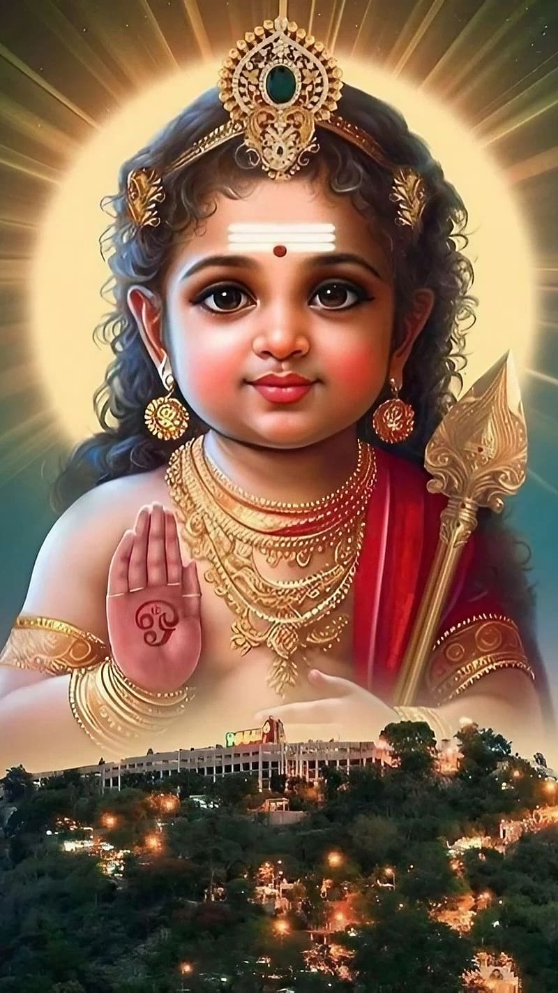 Baby Lord Murugan , murugan , baby lord murugan, hindu god, bhakti, devotional, HD phone wallpaper