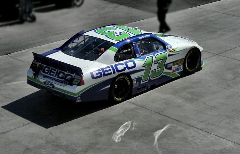 #13 Casey Mears NASCAR, racing, Las Vegas Motor Speedway, graphy, Casey Mears, auto, Mears, wide screen, ng, HD wallpaper