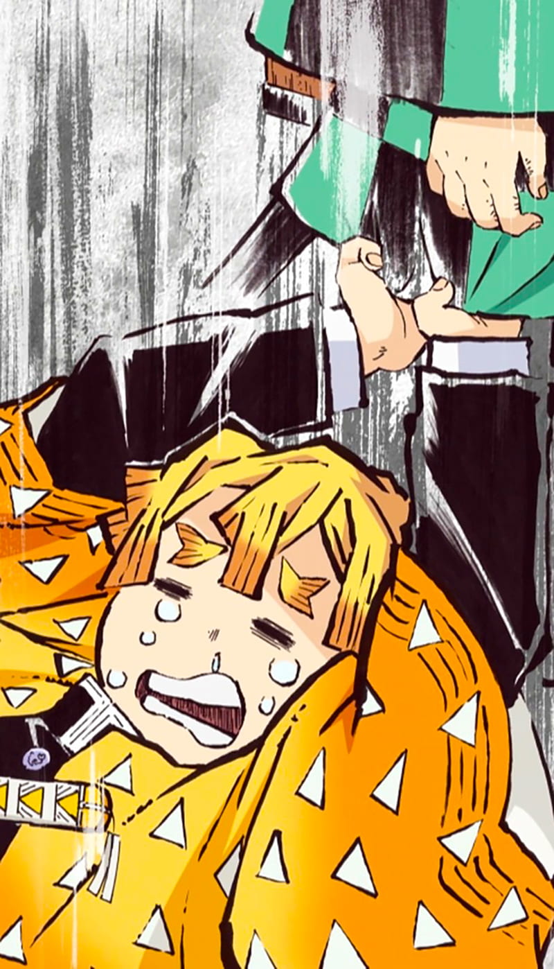 Zenitsu   Anime demon Cute anime wallpaper Slayer anime