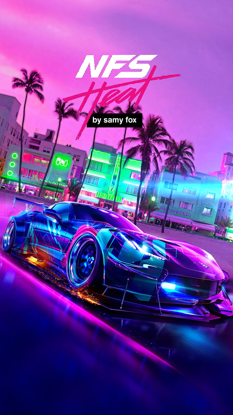 Need for Speed Heat, 3d, auto de carreras, autos, carros, need for speed, ps4, samy fox, tuning, HD phone wallpaper