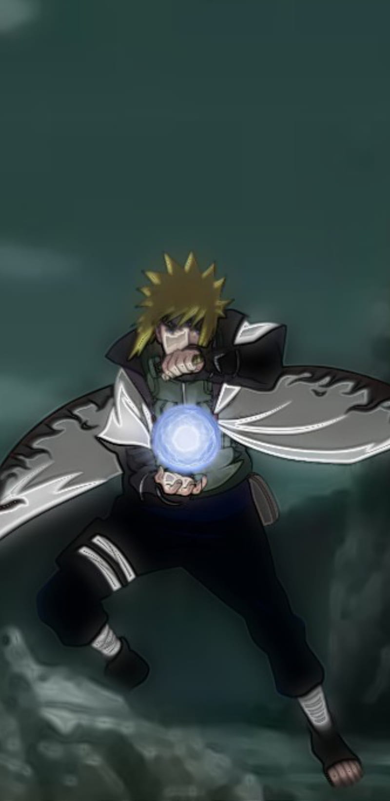 Namikaze Minato, an, hokage, naruto, rasengan, shippuden, yondaime