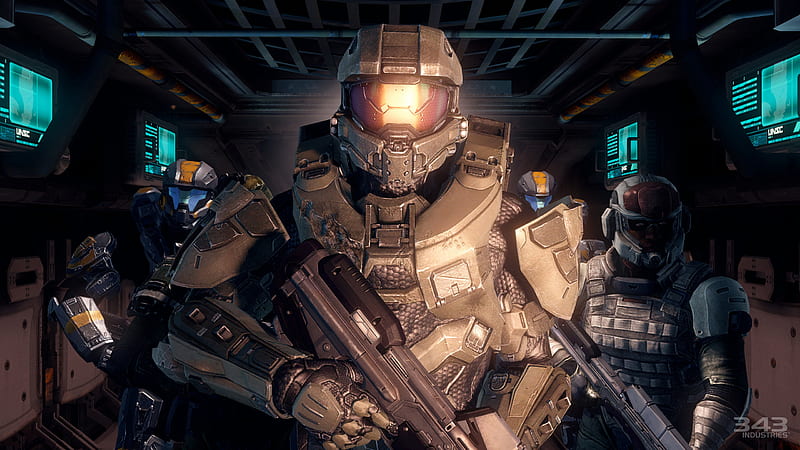 Halo Soldiers With Gun Games, HD wallpaper