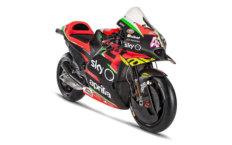 2020, Aprilia RS-GP MotoGP, front view, exterior, racing motorcycle, Aprilia Racing Team Gresini, Aleix Espargaro, sportbikes, HD wallpaper