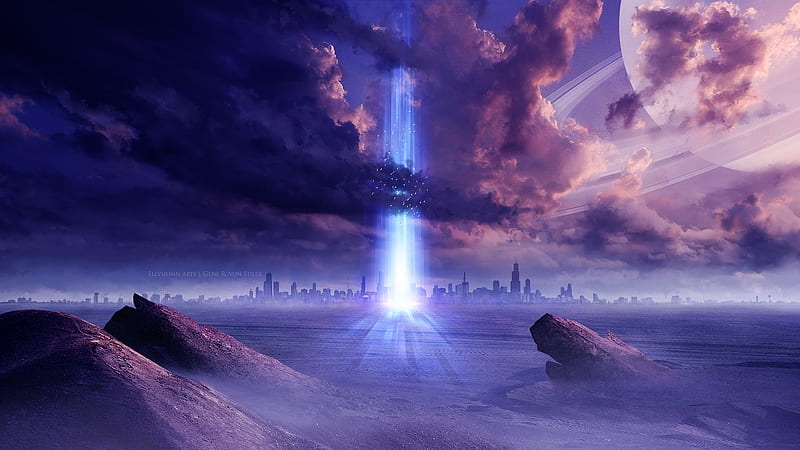 Sci Fi, Landscape, Sky, HD wallpaper