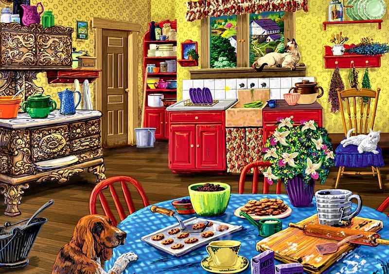 https://w0.peakpx.com/wallpaper/277/928/HD-wallpaper-inviting-cookies-f2cmp-art-cat-kitchen-artwork-canine-animal-pet-cookies-feline-painting-wide-screen-dog.jpg