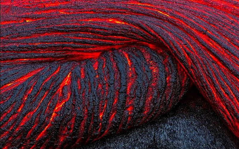 The Beauty of a Lava Flow, Heat, Lava, Nature, Flow, HD wallpaper