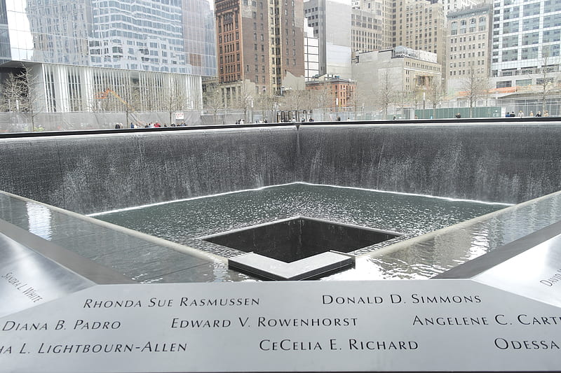 9 11 memorial, eleven, new york, nine, nine eleven, nyc, world trade center, HD wallpaper