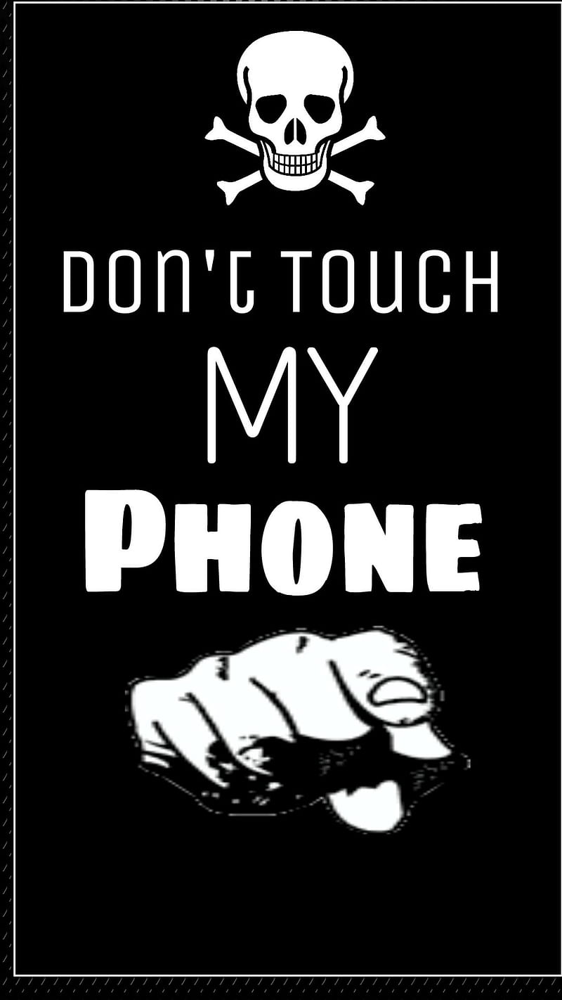 Dont touch my phone, flie, HD phone wallpaper