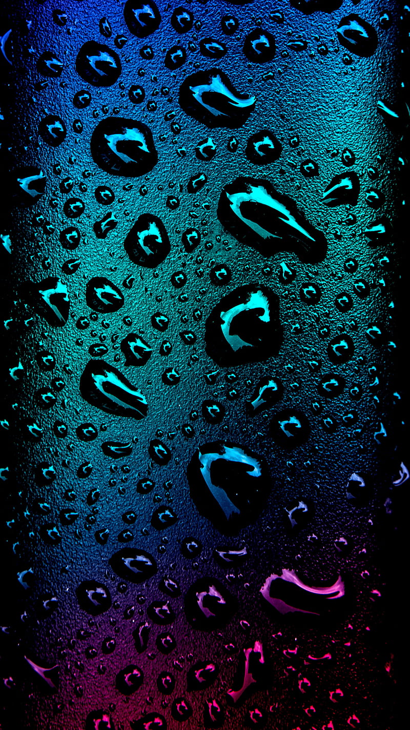 Chromatic Raindrops, amoled, crisp, detail, jan ove, macro, oled rain,  raindrops, HD phone wallpaper | Peakpx