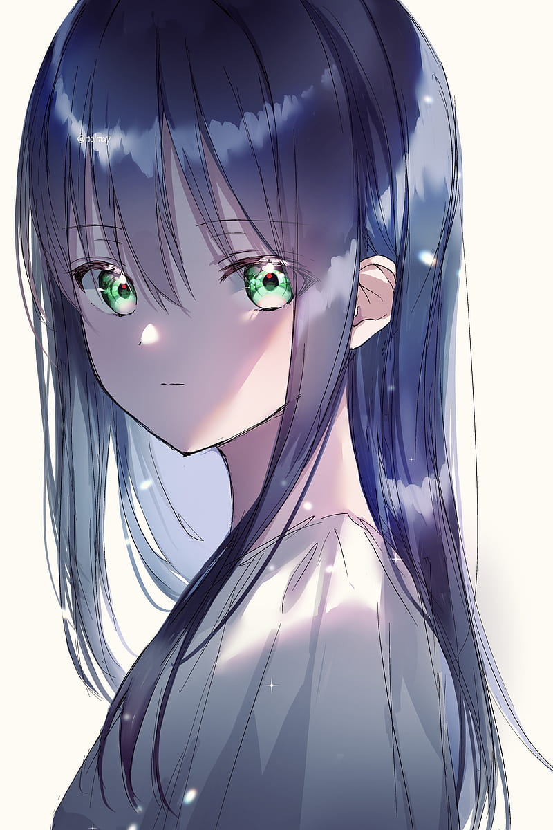 Anime Anime Girls Original Characters Solo Artwork Digital Art Fan Art  Gothic Blue Eyes Wallpaper - Resolution:2565x3920 - ID:1335528 