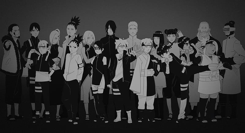 Anime, Naruto, Sasuke Uchiha, Naruto Uzumaki, Sarada Uchiha, Boruto Uzumaki, Mitsuki (Naruto), Boruto, HD wallpaper