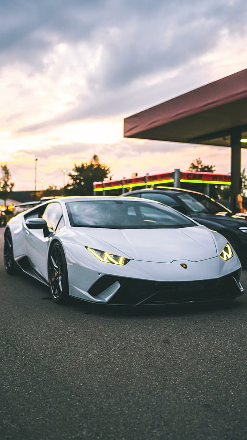 Huracan Performante, Lamborghini, White, Car, Hypercar, Supercar Sports 