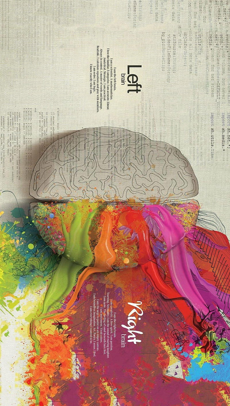 OVERTHINKING, art, brain, life, thinking, HD phone wallpaper | Peakpx