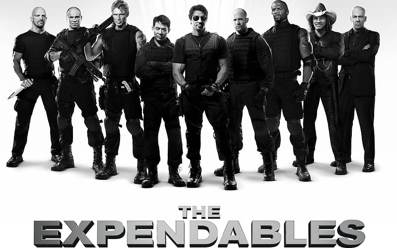 the expendables, expendables, spies, gun, men, HD wallpaper