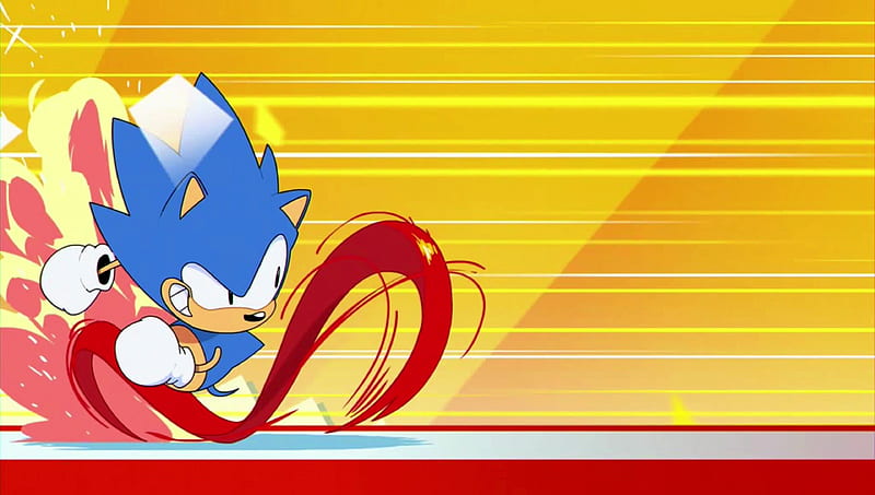 Sonic super peel out, sonic, super peel out, sonic mania, sonic the hedgehog, HD wallpaper