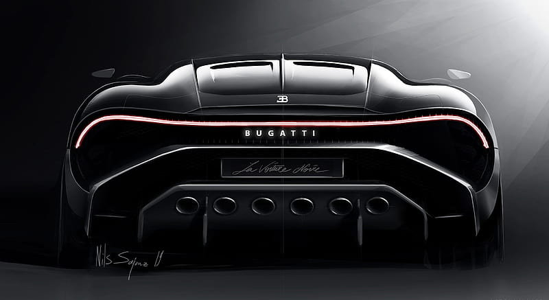 2019 Bugatti La Voiture Noire - Rear , car, HD wallpaper