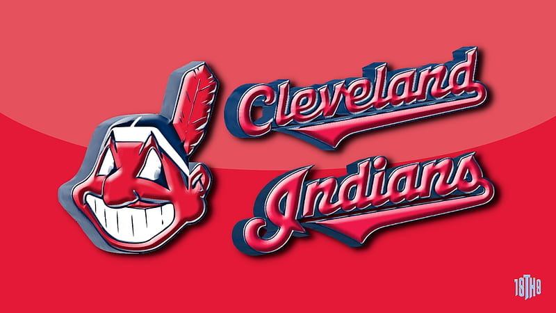 Cleveland Indians 3-D Logo, Cleveland Indians , Cleveland Indians Logo, Cleveland Indians background, Major league Baseball, Cleveland Indians baseball, Cleveland Indians, HD wallpaper