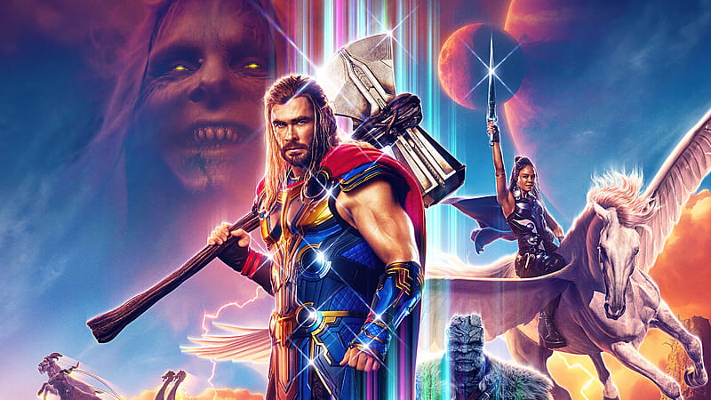 Chris Hemsworth Thor Love and Thunder Marvel Films, HD wallpaper