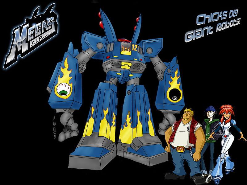 Mecha Monday: Megas XLR. The American Cartoon that adores old school super robot  anime and anime in general. Chicks Dig GIant Robots, HD wallpaper | Peakpx