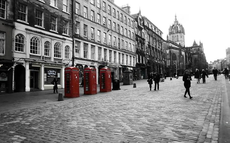 royal mile-Cities architectural, HD wallpaper