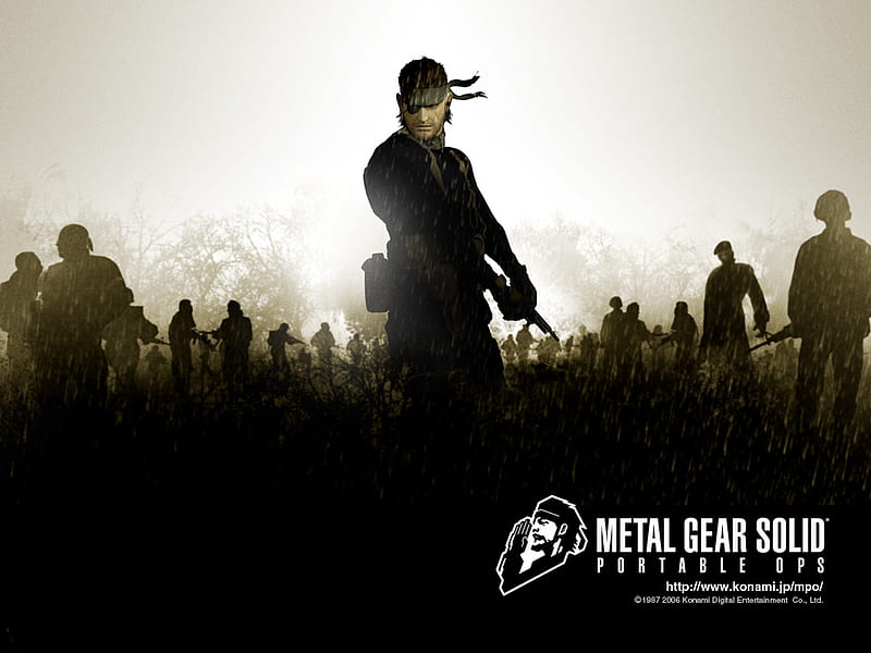 metal gear solid portable ops, mgs, snake eater, HD wallpaper
