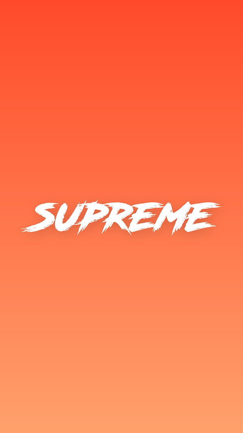 Supreme Logo, android, , iphone, logos, phone, quote, quotes, red, HD phone wallpaper