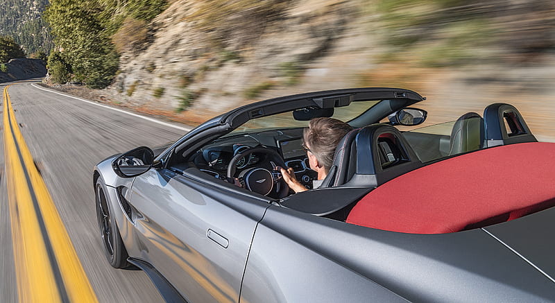 2021 Aston Martin Vantage Roadster (Color: Spirit Silver; US-Spec) - Detail , car, HD wallpaper 2021 Aston Martin Vantage Roadster (Color: Spirit Silver; US-Spec) - Detail , car, HD wallpaper