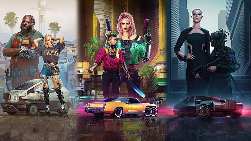 Cyberpunk 2077 2021 Game Screenshot Poster, HD wallpaper