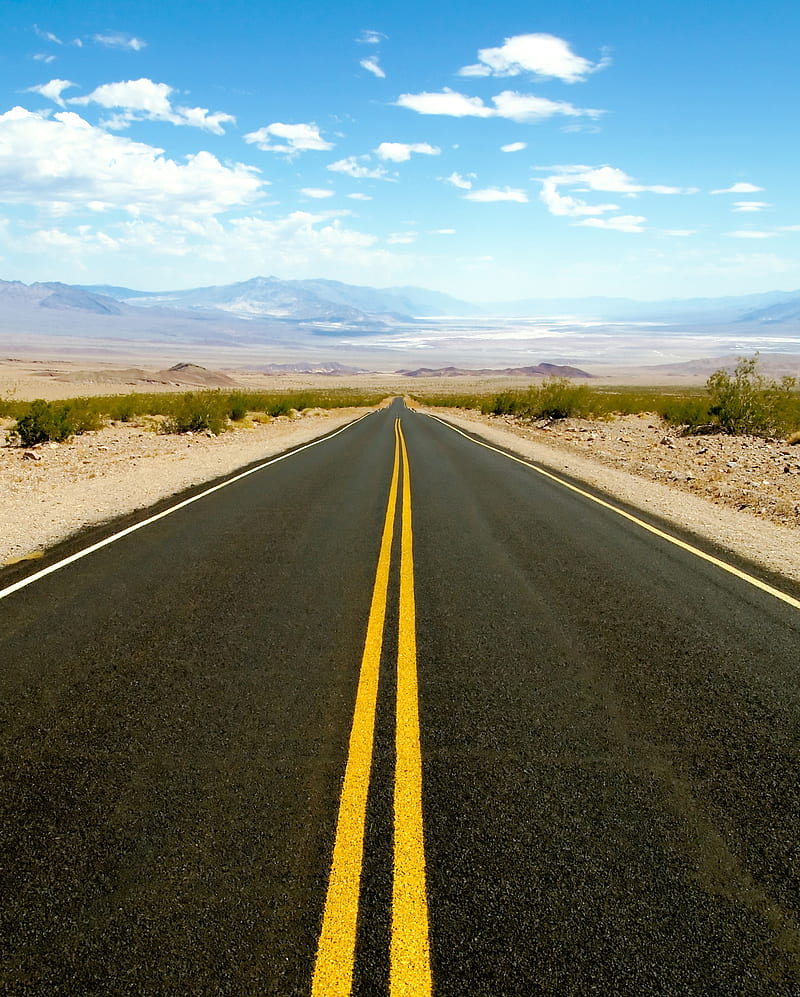 Road Nevada, america, usa, HD phone wallpaper