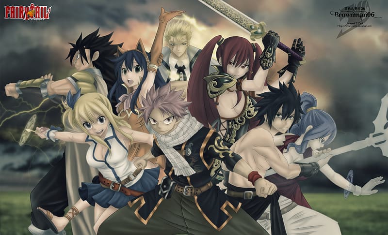 Free: Lucy Heartfilia Natsu Dragneel Erza Scarlet Fairy Tail Anime