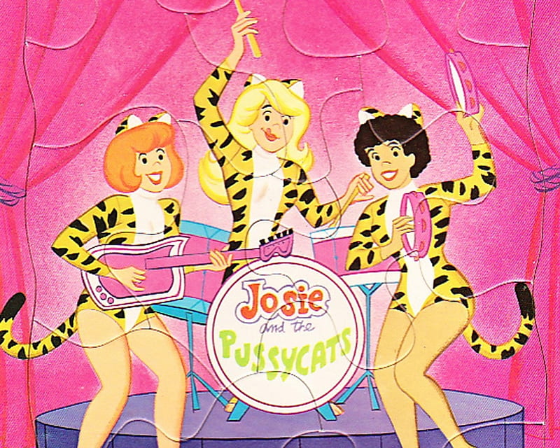 josie and the pussycats, pussycats, guitar, josie, drum, girls, HD wallpaper