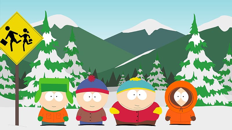 South Park, Tv Show, Eric Cartman, Stan Marsh, Kyle Broflovski, Kenny Mccormick, HD wallpaper