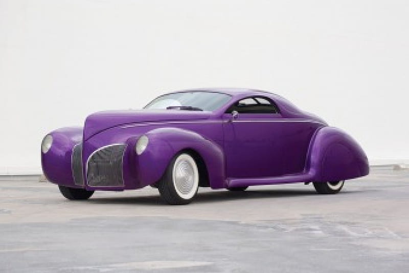 Purple Haze, custom, street rod, car, HD wallpaper
