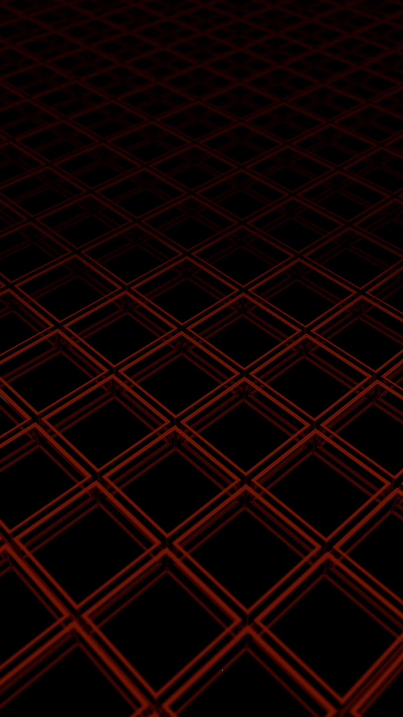 Dot Waves, 3d, black, clean, dark, dots, mesh, pattern, simple, HD phone  wallpaper