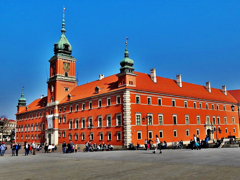 Royal Castle in Warsaw (Poland), castles, travel, Warsaw, Royal Castle, Poland, Royal, castle, HD wallpaper