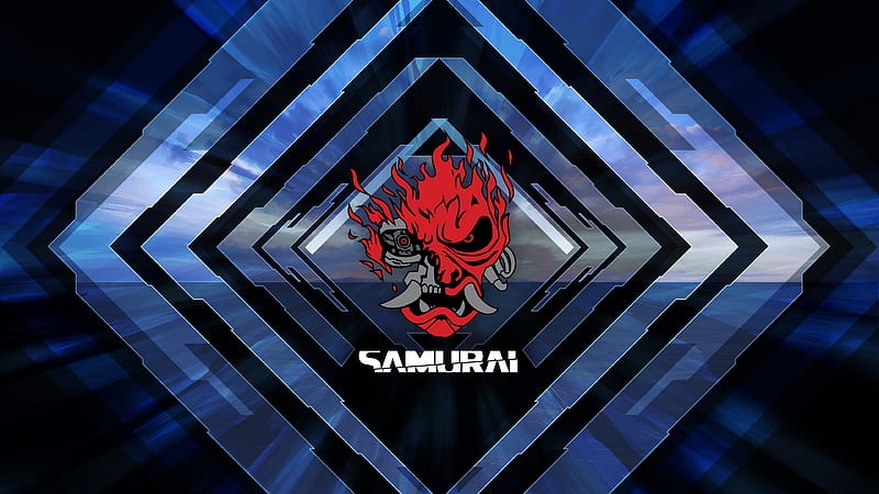 Cyberpunk Samurai Logo , cyberpunk-2077, games, ps-games, xbox-games, pc-games, logo, HD wallpaper